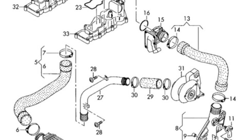 Galerie admisie Audi A4 B8 2.7 TDI CGK OEM 059145762M