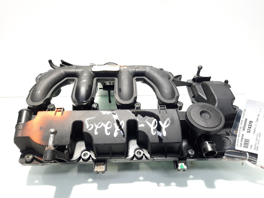 Galerie admisie cu capac culbutori, cod 9662688980, Ford Mondeo 4, 2.0 TDCI, QXBB (pr:110747)