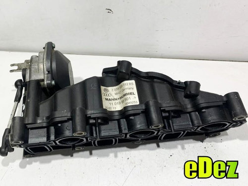 Galerie admisie cu clapeta si motoras dreapta Audi A5 (2007-2011) [8T3] 2.7 tdi CGKA; CAN 059129712B...
