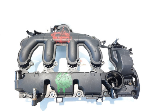 Galerie admisie cu clapete cu capac culbutori, Peugeot 407 SW [Fabr 2004-2010] 2.0 hdi, RHR, 9662688...