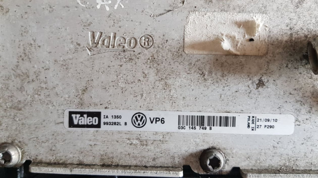 Galerie admisie VW Scirocco III 1.4 TSi 122cp cod piesa : 03C145749B / 03C129711AD