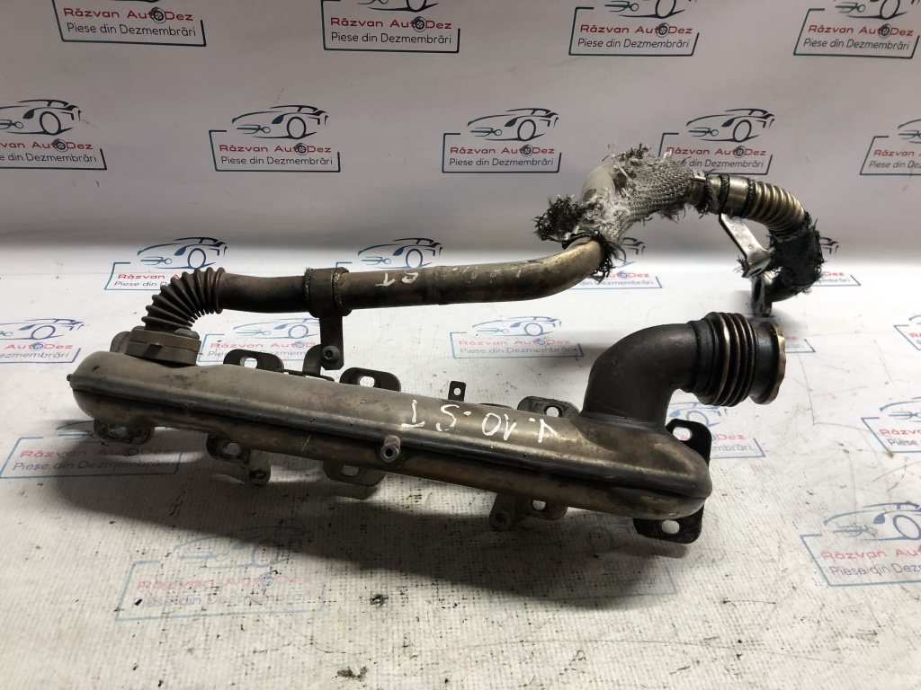 Galerie evacuare stânga Volkswagen Touareg 2010, 07Z253033AC