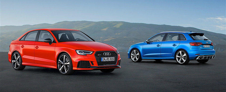 GALERIE FOTO: Acum ca este completa, Audi prezinta cu mandrie familia RS3 GALERIE FOTO: Acum ca este completa, Audi prezinta cu mandrie familia RS3