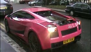 Gallardo Superleggera pe strazile din Londra 2