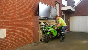 Garajul telescopic pentru motociclete, o inventie de vis