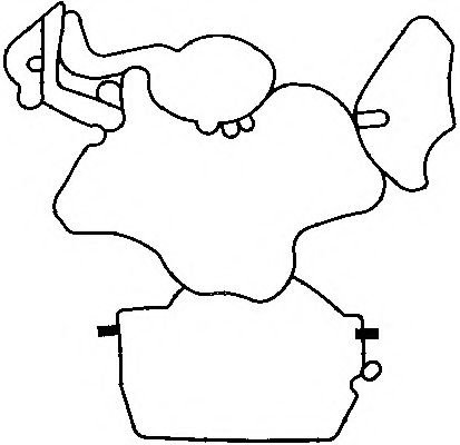 Garnit.etansare, capac (carter motor) AUDI A4 (8K2, B8) (2007 - 2015) ELRING 122.472 piesa NOUA