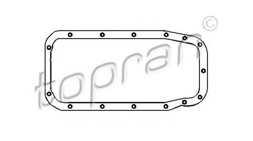 Garnitura baie ulei OPEL ASTRA F Hatchback (53, 54, 58, 59) (1991 - 1998) TOPRAN 204 000 piesa NOUA