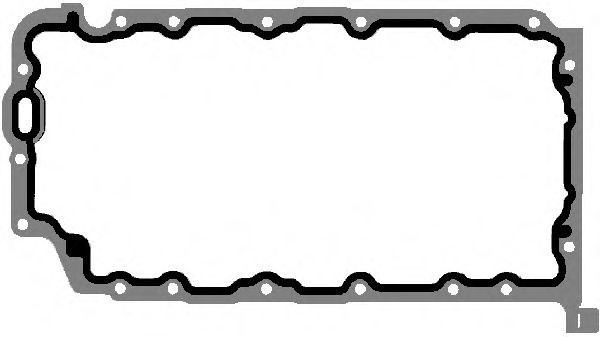 Garnitura baie ulei OPEL ASTRA G Hatchback (F48, F08) (1998 - 2009) ELRING 477.060 piesa NOUA