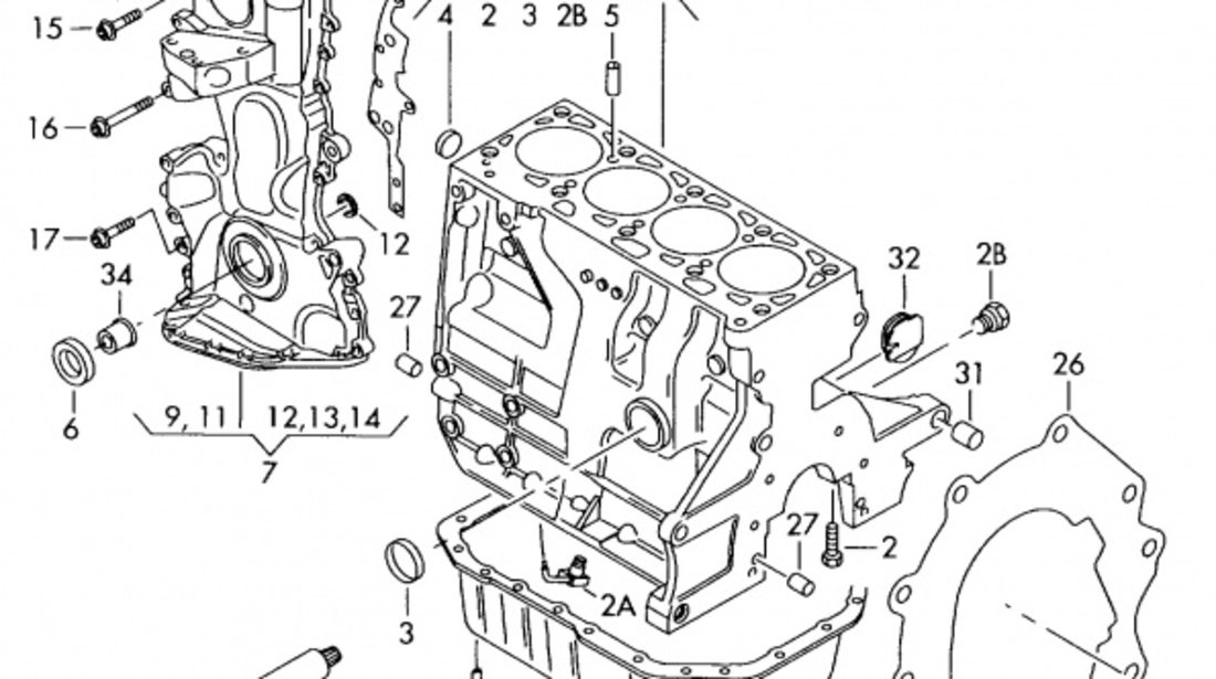 Garnitura Capac Distributie Oe Audi A1 2011-2015 03C109287G