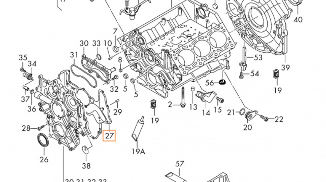 Garnitura Capac Distributie Oe Audi A4 B8 2011-2015 059103161AJ