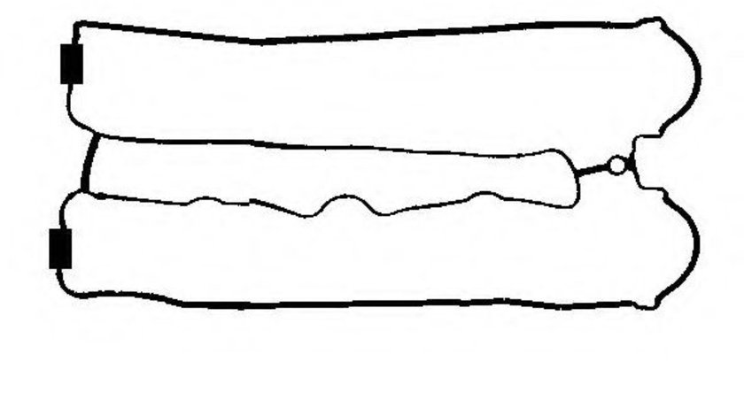 Garnitura, capac supape DAEWOO LEGANZA (KLAV) (1997 - 2004) BGA RC0373 piesa NOUA