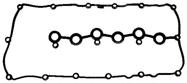 Garnitura, capac supape PORSCHE CAYENNE (92A) (2010 - 2016) ELRING 660.270 piesa NOUA