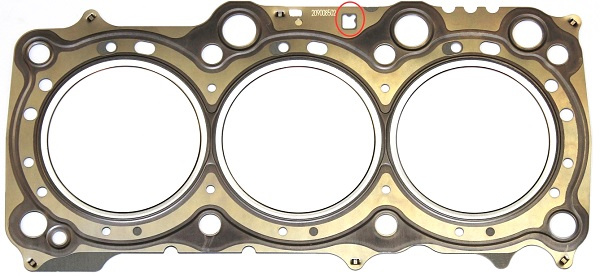 Garnitura, chiulasa dreapta (EL325630 ELRING) OPEL,SAAB,VAUXHALL
