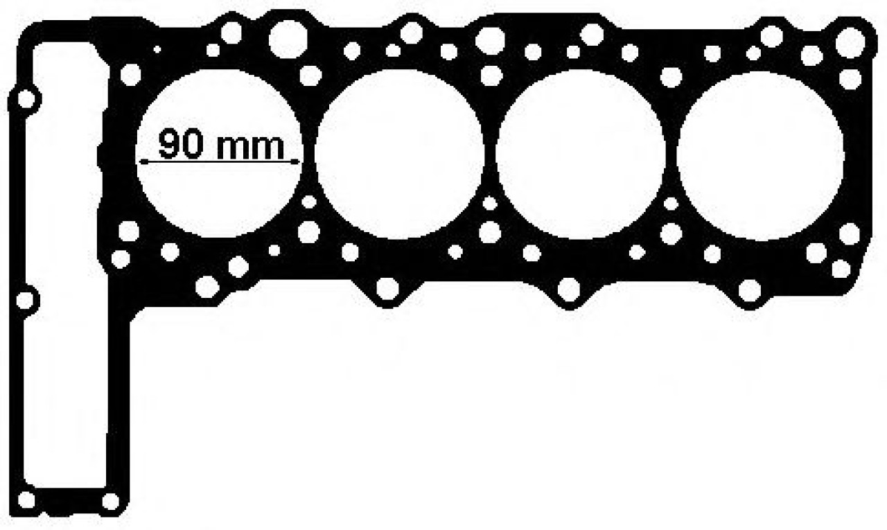 Garnitura, chiulasa MERCEDES SPRINTER 2-t bus (901, 902) (1995 - 2006) ELRING 832.962 piesa NOUA
