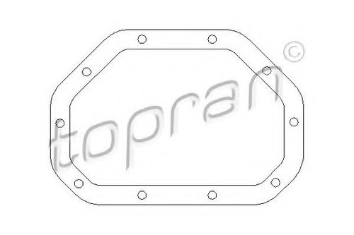 Garnitura, diferential OPEL COMBO Tour (2001 - 2016) TOPRAN 200 512 piesa NOUA