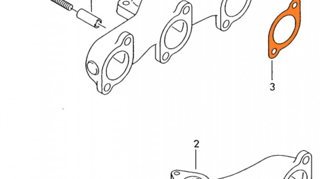 Garnitura Galerie Evacuare Oe Volkswagen LT 1996-2006 2.8 TDI 062129589