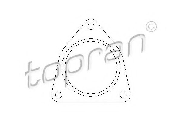 Garnitura, racord evacuare AUDI Q7 (4L) (2006 - 2015) TOPRAN 113 353 piesa NOUA