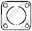 Garnitura, racord evacuare VW PASSAT (3A2, 35I) (1988 - 1997) BOSAL 256-931 piesa NOUA