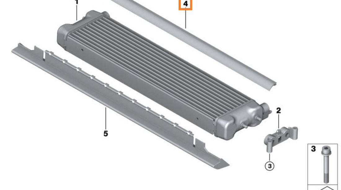 Garnitura Radiator Ulei Oe Bmw 17118058627