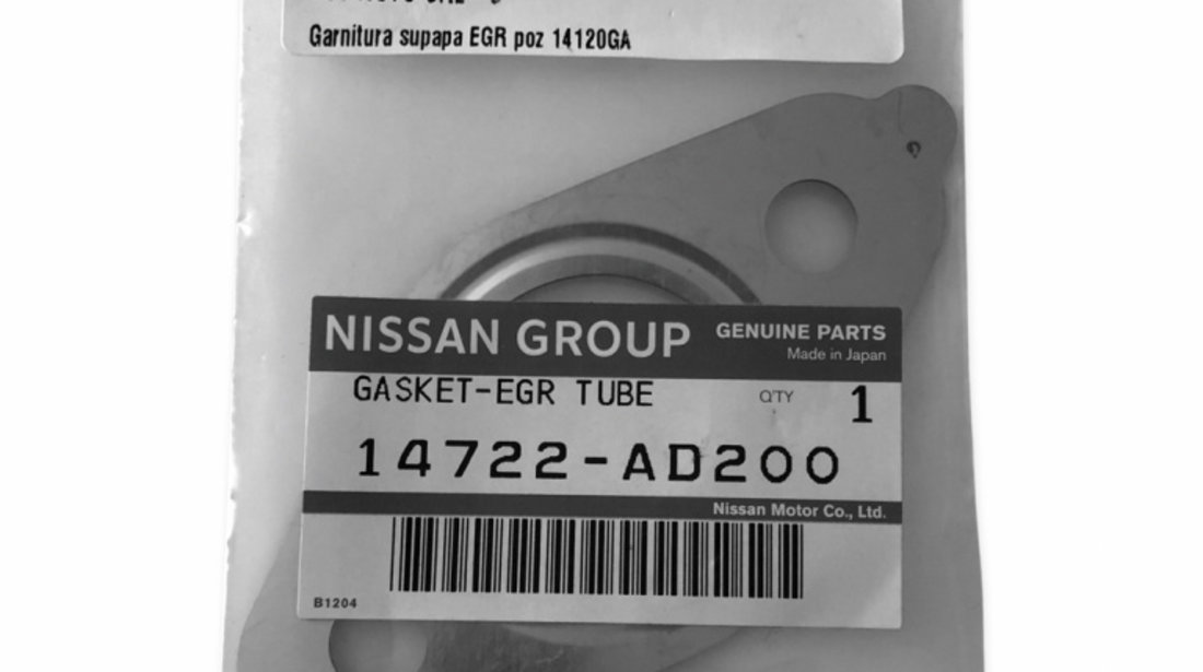 Garnitura Supapa Egr Oe Nissan Navara D40 2005-2007 14722AD200