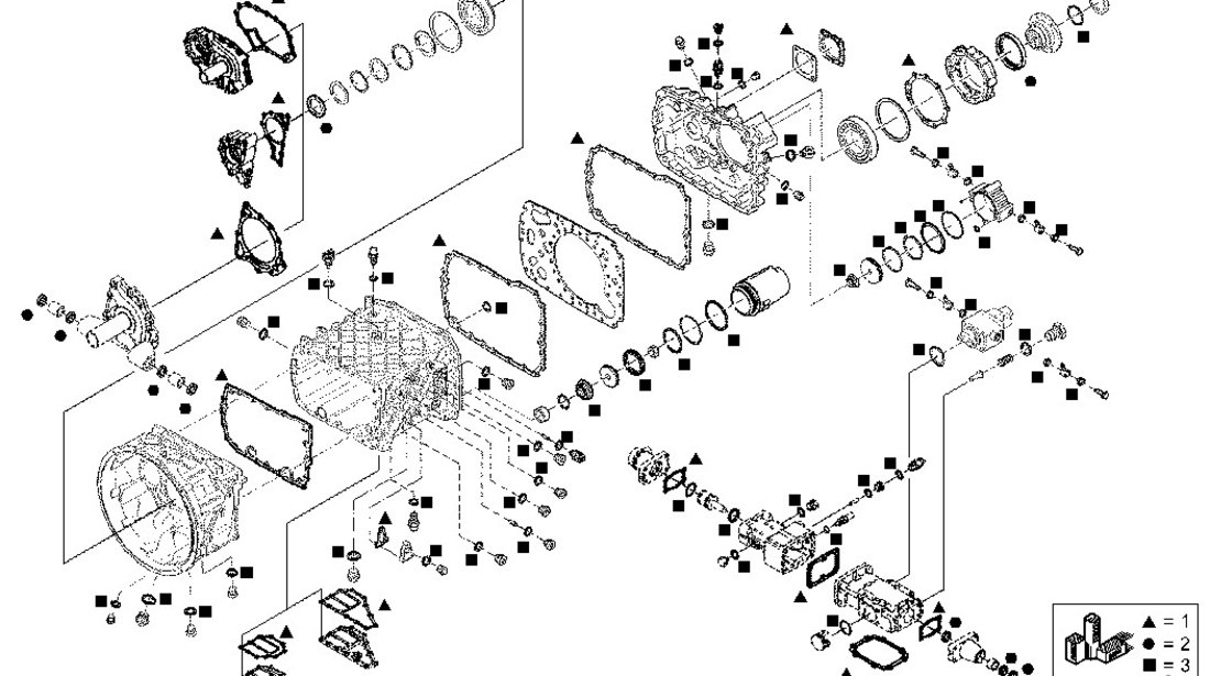 Garnituri cutie viteze Iveco Eurotech CEI 93161691