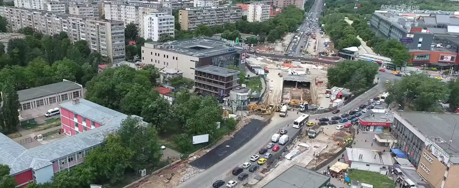 Gata cu aglomeratia de la Piata Sudului. Pasajul a fost deschis circulatiei rutiere