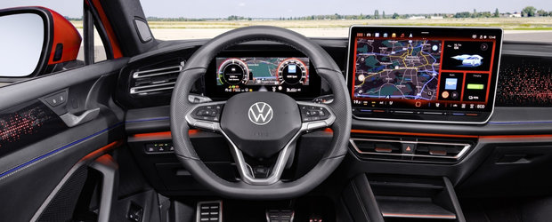 Gata cu asteptarea. Volkswagen prezinta oficial noul Tiguan cu faruri HD, display de 15 inch si 272 CP. Cat costa in Romania