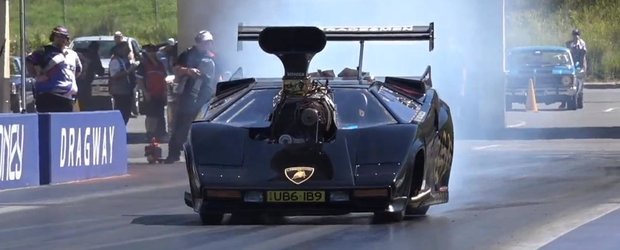 Gata, le-am vazut pe toate: un Lamborghini Countach TopFuel de drag