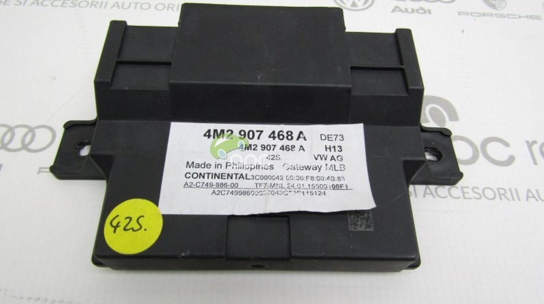 Gateway Orginal / Modul CAN Audi A3 B9 8W - Cod: 4M2907468A