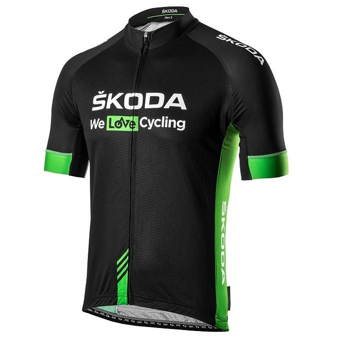 Geaca Ciclism Dama Oe Skoda We Love Cycling WLC Negru / Verde Marime XS 000084613F