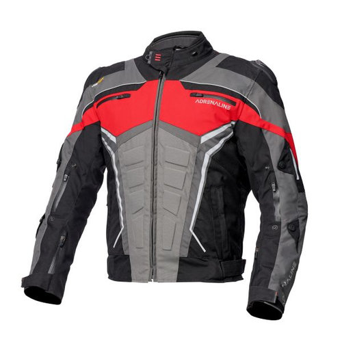 Geaca Moto Barbati Adrenaline Scorpio PPE Negru / Rosu / Gri Marimea M A02562020M