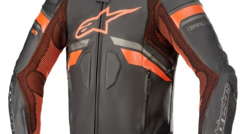 Geaca Moto Barbati Alpinestar Gp Plus R V3 RideKnit Negru / Rosu Marimea 48 3100321103048