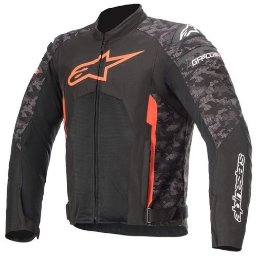 Geaca Moto Barbati Alpinestar T-GP Plus R V3 Aer Negru / Rosu / Camo Marimea M 3300620994M