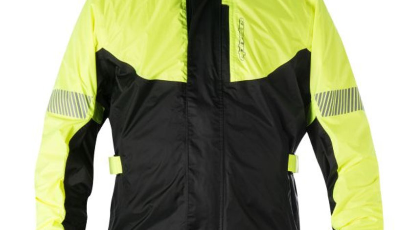 Geaca Ploaie Moto Alpinestars Hurricane Negru / Galben / Fluorescent Marimea 2XL 3204617/551/2XL