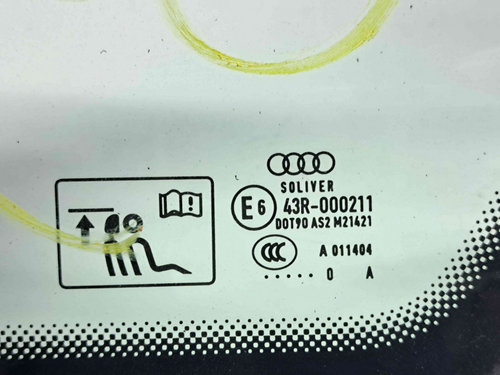 Geam caroserie fix dreapta Audi A8 (4H) [Fabr 2010-2017] OEM