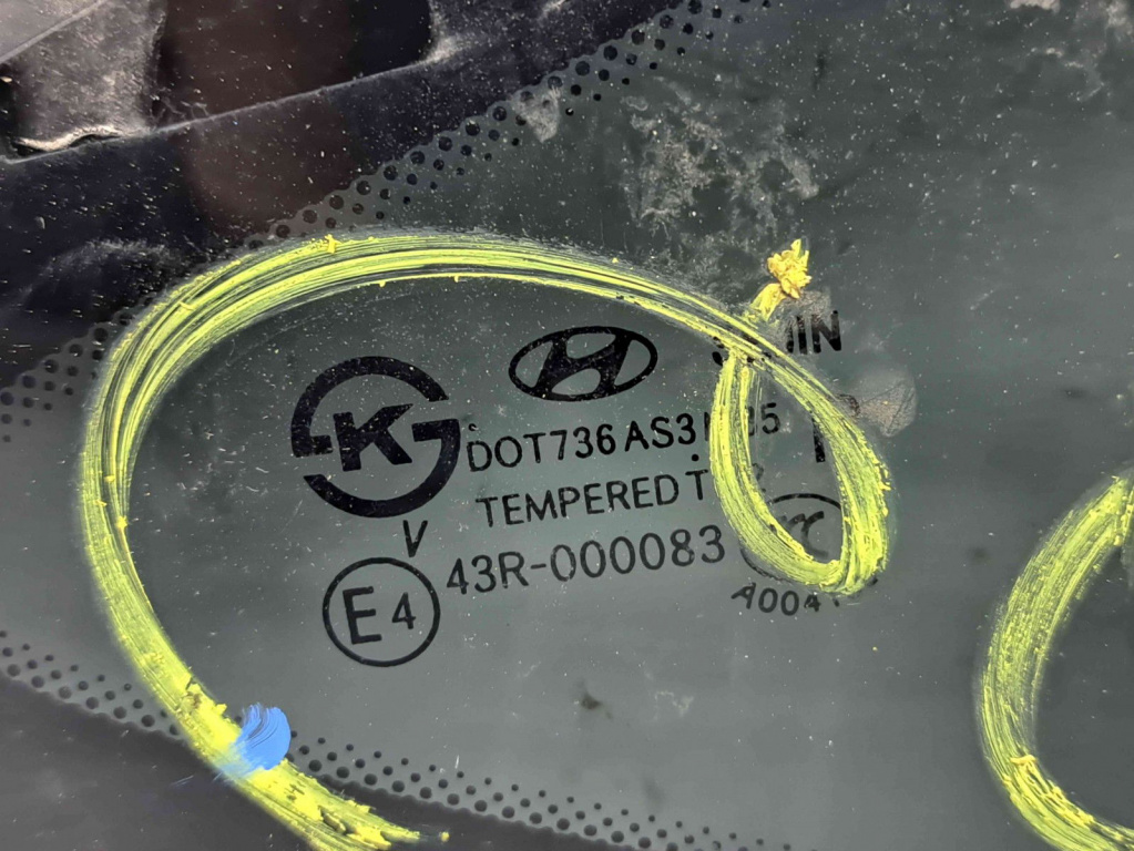 Geam caroserie fix dreapta Hyundai i40 [Fabr 2012-2019] OEM