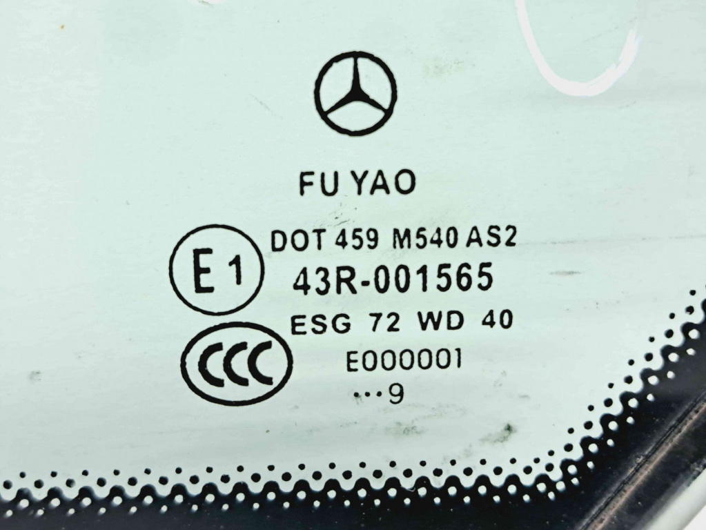 Geam caroserie fix dreapta Mercedes Clasa E (W207) Coupe [Fabr 2009-2012] OEM