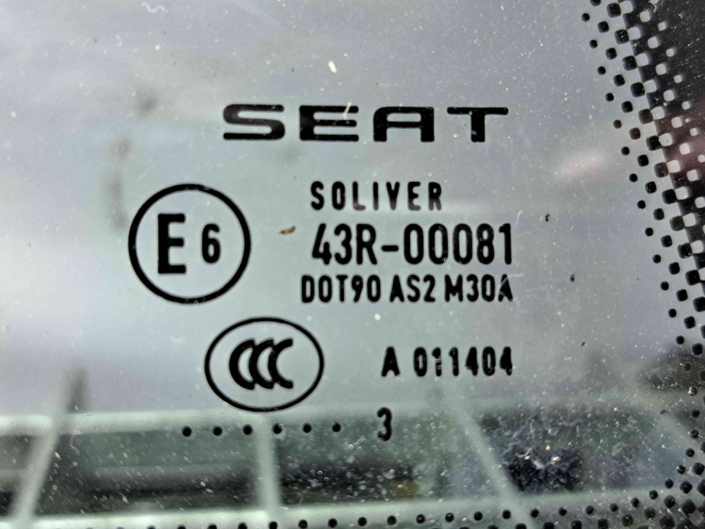 Geam caroserie fix dreapta Seat Ibiza 5 Sportcoupe (6J1) [Fabr 2008-2017] OEM