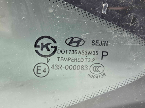 Geam caroserie fix stanga Hyundai i40 [Fabr 2012-2019] OEM