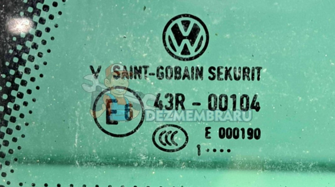 Geam caroserie fix stanga Volkswagen Scirocco (137) [Fabr 2008-2017] OEM