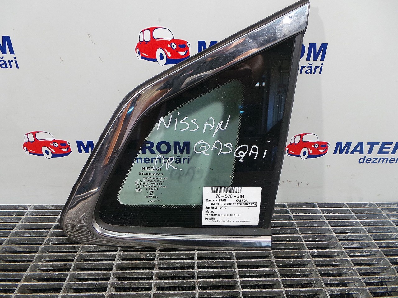 GEAM CAROSERIE SPATE DREAPTA NISSAN QASHQAI - - (2013 2017)