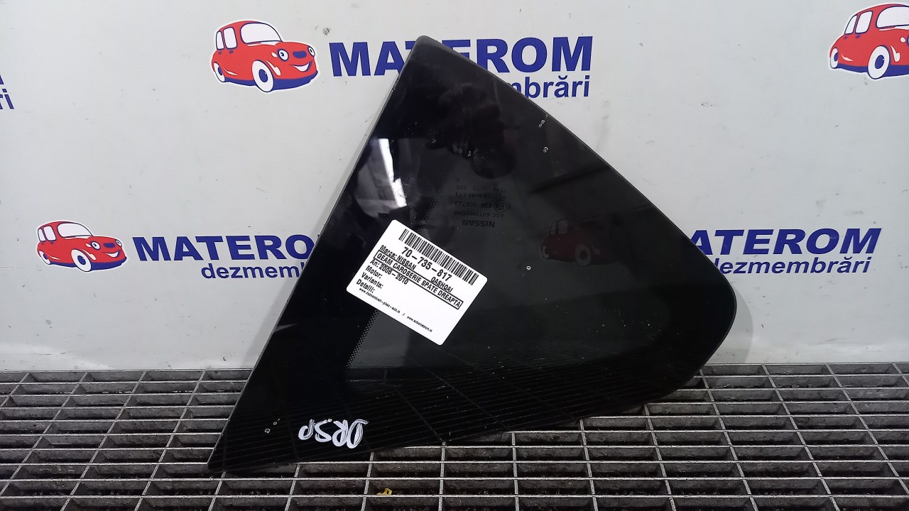 GEAM CAROSERIE SPATE DREAPTA NISSAN QASHQAI QASHQAI - - (2006 2010)