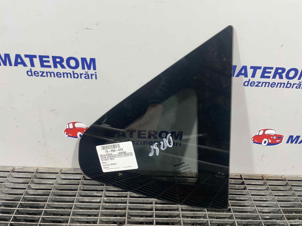 GEAM CAROSERIE SPATE DREAPTA NISSAN QASHQAI QASHQAI - - (2010 2014)