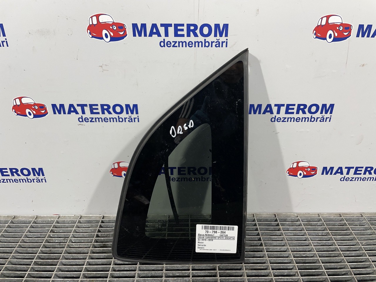 GEAM CAROSERIE SPATE DREAPTA RENAULT CAPTUR CAPTUR - - (2013 2016)