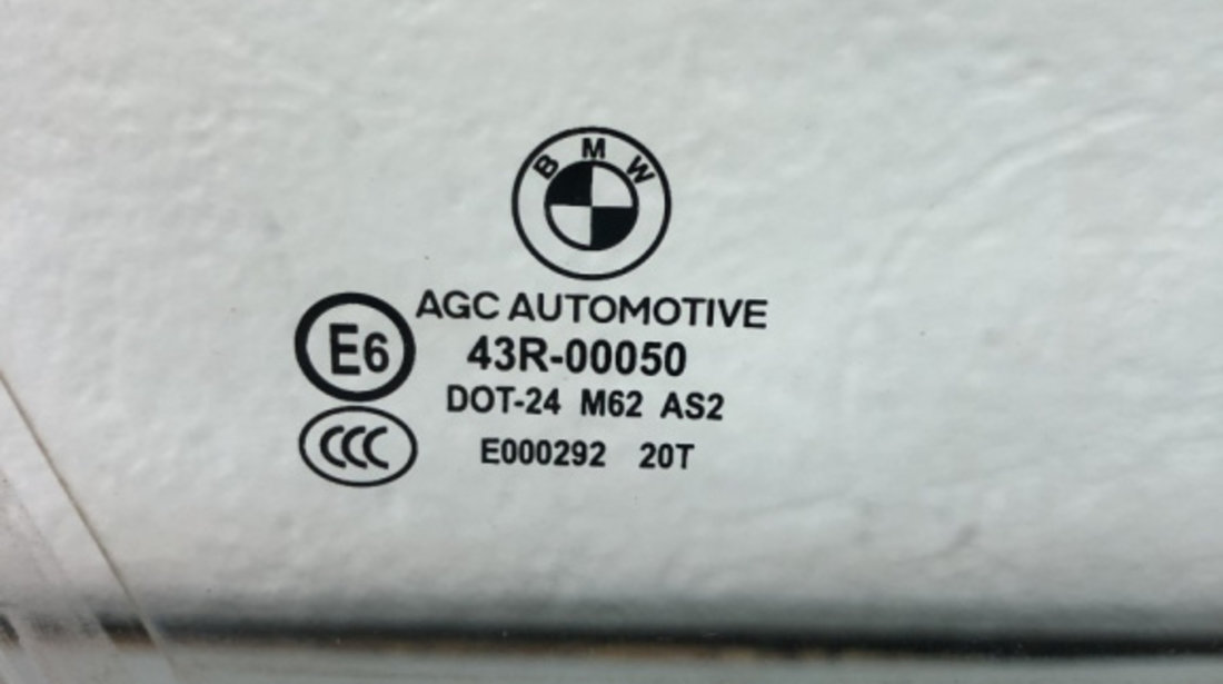 Geam dreapta fata BMW 520 d F11 F10 Steptronic, 184cp sedan 2013 (cod intern: 79922)