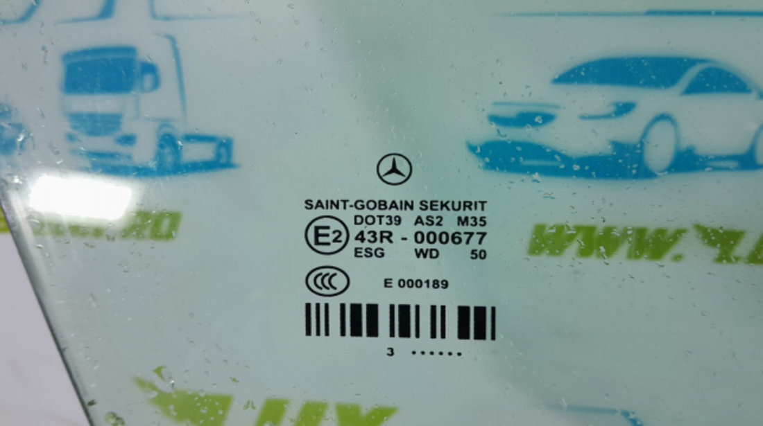 Geam dreapta fata e243r-000677 Mercedes-Benz E-Class W212 [2009 - 2013]