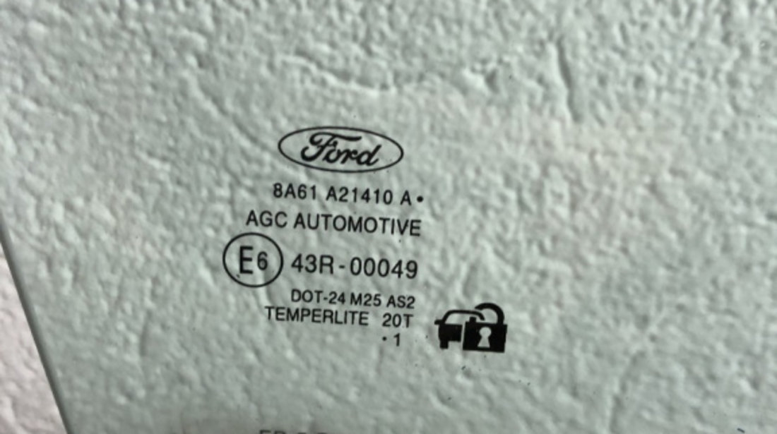 Geam dreapta fata Ford Focus MK3 1.6 TDCi Manual, 95cp sedan 2011 (cod intern: 78292)