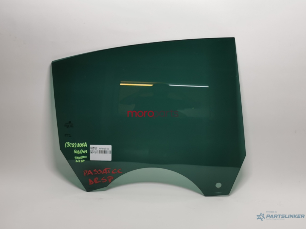 Geam dreapta spate Volkswagen Passat CC OEM 3C8845206A