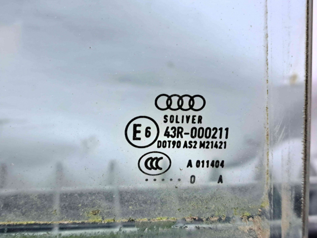 Geam dublu usa dreapta spate Audi A8 (4H) [Fabr 2010-2017] OEM