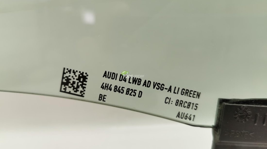 Geam Dublu usa stanga spate Original Audi A8 4H Long (2011 - 2017) - Cod: 4H4845025D